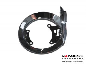 FIAT 500 Fuel Door - Chrome w/ ABARTH Scorpion Logo - Genuine FIAT